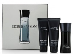 Парфумерія, косметика Armani Code Set - Набір (edp/50ml + s/g/75ml + a/b/75ml)