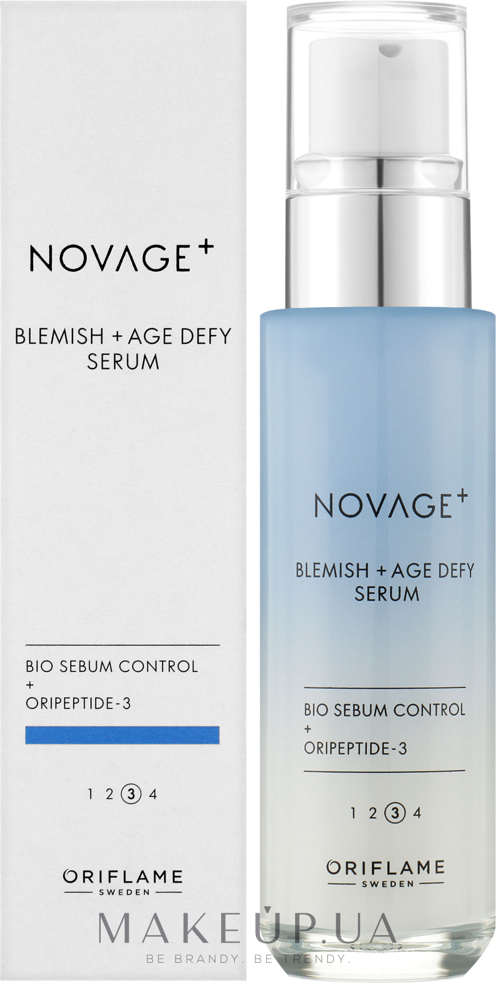 Сироватка для проблемної шкіри обличчя - Oriflame Novage+ Blemish + Age Defy Serum — фото 30ml