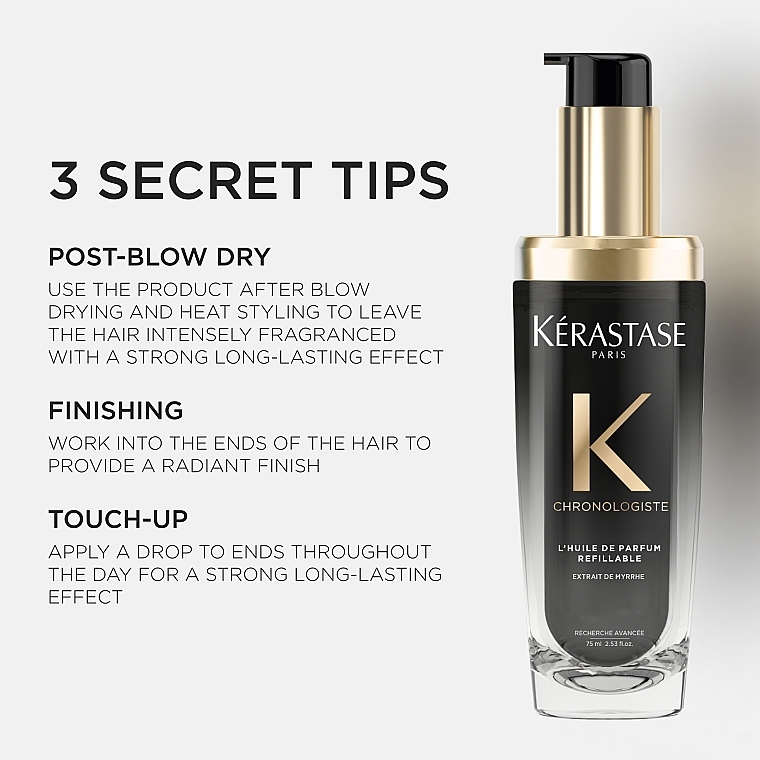 Масло для волос - Kerastase Chronologiste Fragrance-in-oil Refillable (сменный блок) — фото N4