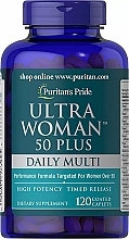Парфумерія, косметика Мультивітаміни та мінерали для жінок 50+ - Puritan's Pride Ultra Woman 50 Plus Daily Multi
