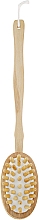 Деревянная щетка с натуральной щетиной для сухого массажа - InJoy  — фото N2