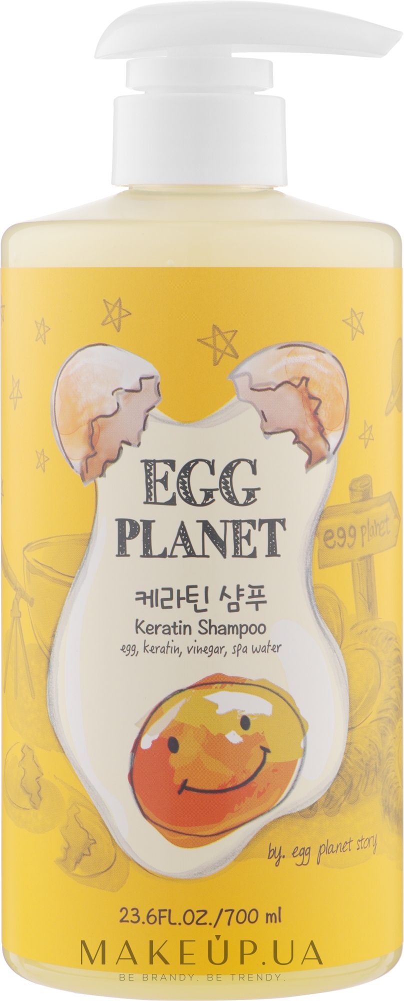 Кератиновый шампунь - Daeng Gi Meo Ri Egg Planet Keratin Shampoo — фото 700ml