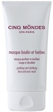 Парфумерія, косметика Маска для обличчя - Cinq Mondes Masque Kaolin et Herbes