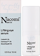 Ліфтингова сироватка для шкіри навколо очей - Nacomi Next Level Lifting Eye Serum — фото N2