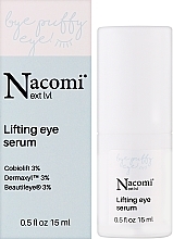 Лифтинговая сыворотка для кожи вокруг глаз - Nacomi Next Level Lifting Eye Serum — фото N2