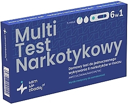 Парфумерія, косметика Мульти-тест на определиние наркотических средств в моче - Samsiezbadaj Multi Test