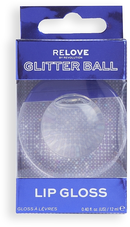 Блиск для губ - Relove By Revolution Dancing Queen Glitter Ball Lip Gloss — фото N1