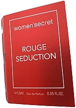 Духи, Парфюмерия, косметика Women'Secret Rouge Seduction - Парфюмированная вода (пробник)