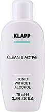 Духи, Парфюмерия, косметика УЦЕНКА Тоник безалкогольный - Klapp Clean & Active Tonic without Alcohol *