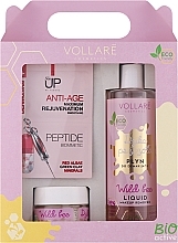 Парфумерія, косметика УЦІНКА Набір - Vollare Wild Bee & Skin Up (micellar/water/400ml+cr/50ml+mask/2x5ml) *