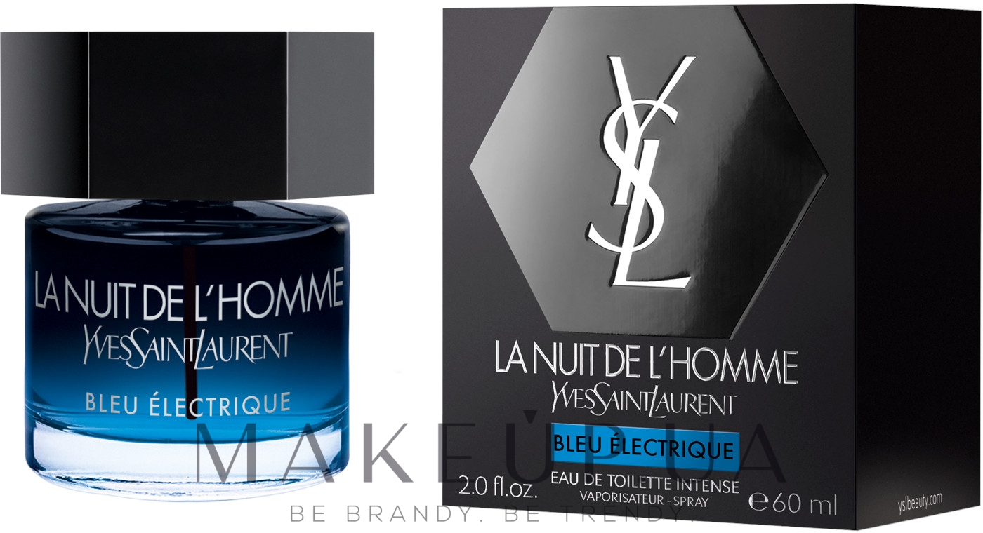 Yves Saint Laurent La Nuit de L'Homme Bleu Electrique - Туалетная вода — фото 60ml