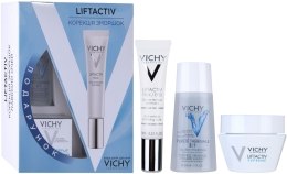 Духи, Парфюмерия, косметика Набор "Коррекция Морщин" - Vichy Liftactiv (trea/15ml + cr/15ml + micellar/30ml)