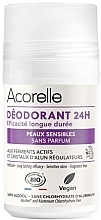 Шариковый дезодорант без запаха для чувствительной кожи - Acorelle Deodorant Roll On 24H Sensitive Skins — фото N1