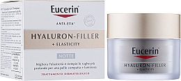 Антивіковий нічний крем для сухої шкіри обличчя - Eucerin Anti-Age Elasticity+Filler Night Cream — фото N2