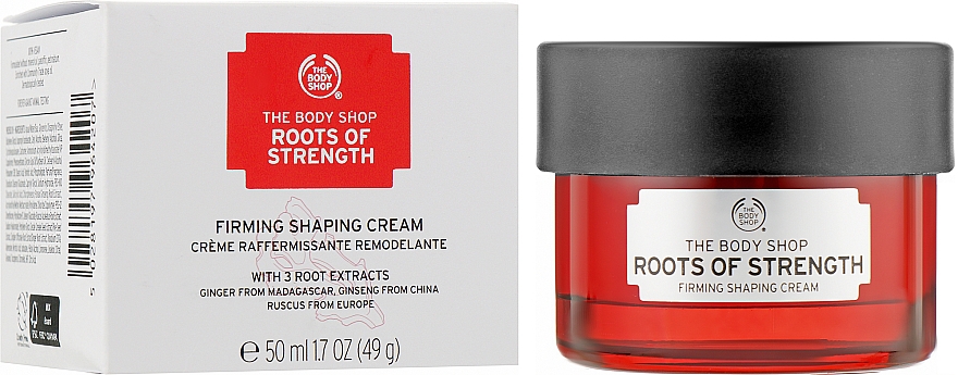 Подтягивающий дневной крем - The Body Shop Roots Of Strength Firming Shaping Cream — фото N2