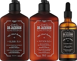 Набір проти випадання волосся - Dr Jackson The Ritual Anti-Hair Loss Men Pack (shm/200ml + cond/200ml + tonic/100ml) — фото N2