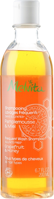 Шампунь для ежедневного применения - Melvita Hair Care Shampooing Lavages Frequents — фото N1
