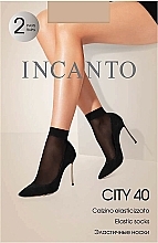 Носки для женщин "City" 40 Den, 2 пары, melone - Incanto — фото N1