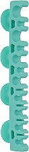 Парфумерія, косметика Силіконова сушарка для пензлів, бірюзова - Tools For Beauty MiMo Makeup Brush Drying Rack Turquoise
