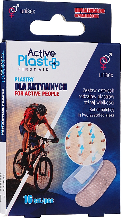 Набор пластырей для активных людей - Ntrade Active Plast First Aid For Active People Patches — фото N1
