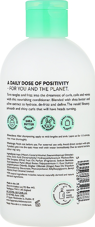 Кондиціонер для волосся "Слухняні локони" - Happy Naturals Curl Defining Conditioner — фото N2