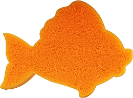 Духи, Парфюмерия, косметика Детская мочалка для ванной, оранжевая рыбка - Grosik Camellia Bath Sponge For Children