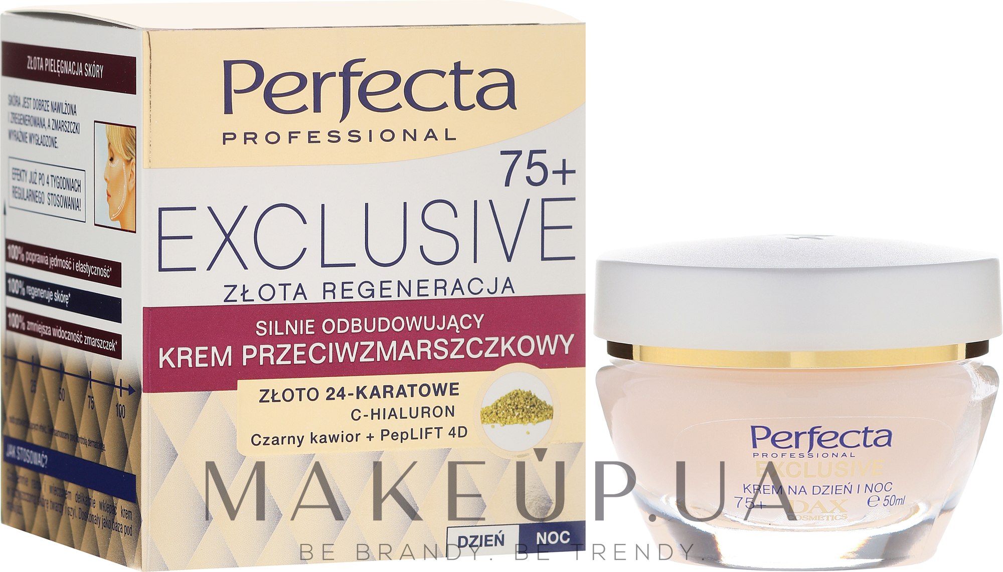 Відновлювальний крем від зморшок - Perfecta Exclusive Face Cream 75+ — фото 50ml