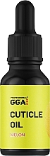 Масло для кутикулы "Дыня" - GGA Professional Cuticle Oil — фото N1