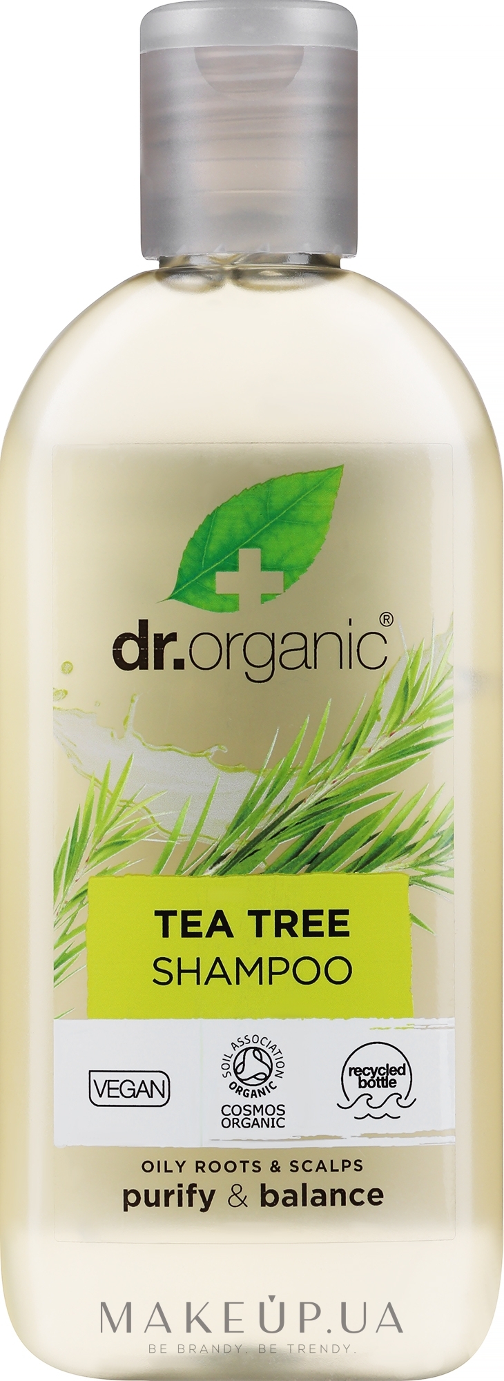 Шампунь для волосся з екстрактом чайного дерева - Dr. Organic Tea Tree Shampoo — фото 265ml