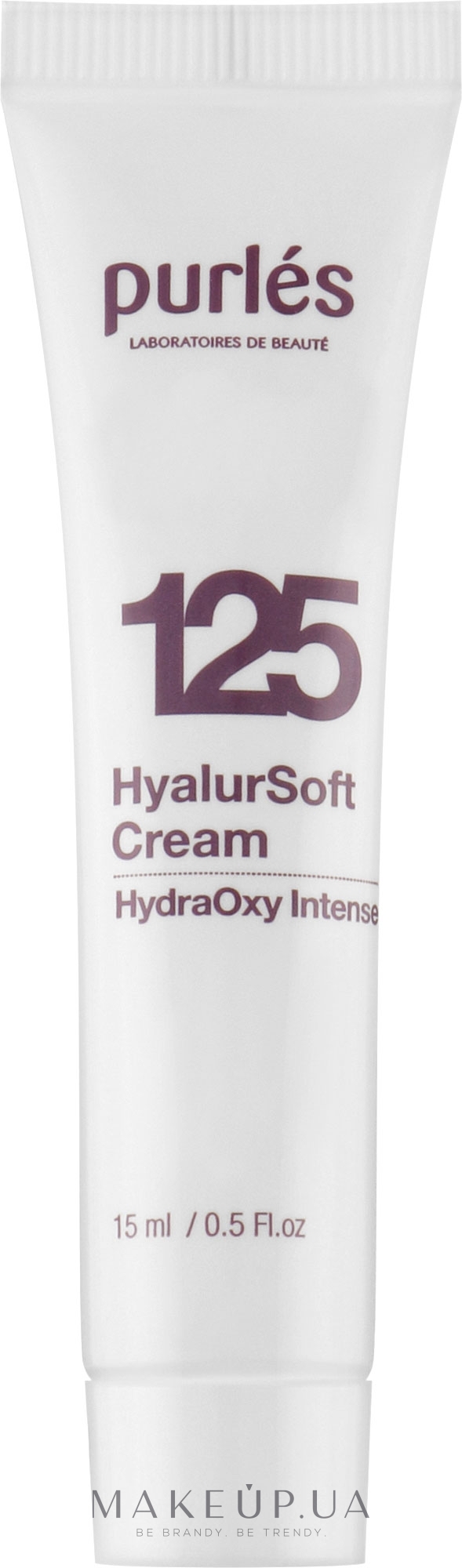 Гиалуроновый крем увлажняющий - Purles 125 HydraOxy Intense HyalurSoft Cream (мини) — фото 15ml