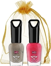 Духи, Парфюмерия, косметика Набор лаков для ногтей "Микс", тон 23, 05 - Kiss Ruby Kisses HD (2 х n/polish/8ml)