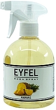Спрей-освіжувач повітря "Ананас" - Eyfel Perfume Room Spray Pineapple — фото N1