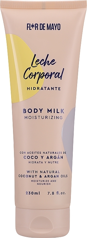 Молочко для тіла "Кокос та аргана" - Flor De Mayo Coconut and Argan Moisturizing Body Milk — фото N1
