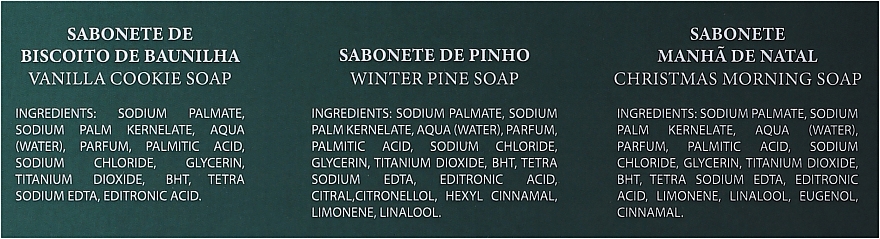 Рождественский набор мыла - Essencias de Portugal Christmas (soap/3x150g) — фото N3