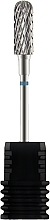 Фреза "Циліндр" закруглена, синя, діаметр 5 мм, робоча частина 13 мм - Staleks Pro — фото N1