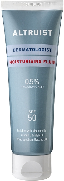 Увлажняющий солнцезащитный флюид для лица - Altruist Moisturising Fluid SPF50 — фото N1