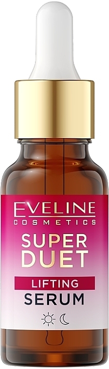 Сыворотка с пептидами и коллагеном - Eveline Cosmetics Super Duet Lifting Serum 5% Peptides & Collagen Complex — фото N1