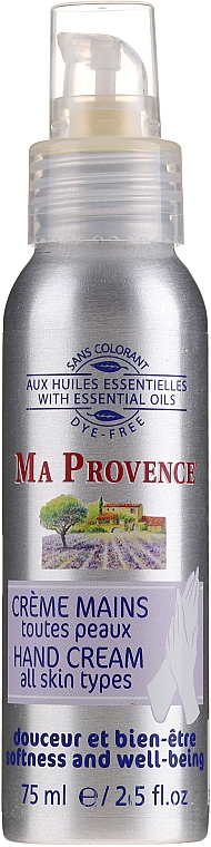 Крем для рук - Ma Provence Hand Cream for All Skin Types — фото N1
