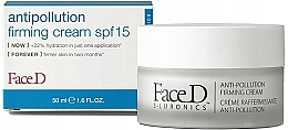 Укрепляющий крем для лица - FaceD Antipollution Firming Cream SPF 15 — фото N1