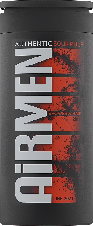 Гель для душу й шампунь 2в1 "Кисла м'якоть" - Authentic Toya Aroma Airmen Sour Pulp Shower & Hair — фото N1