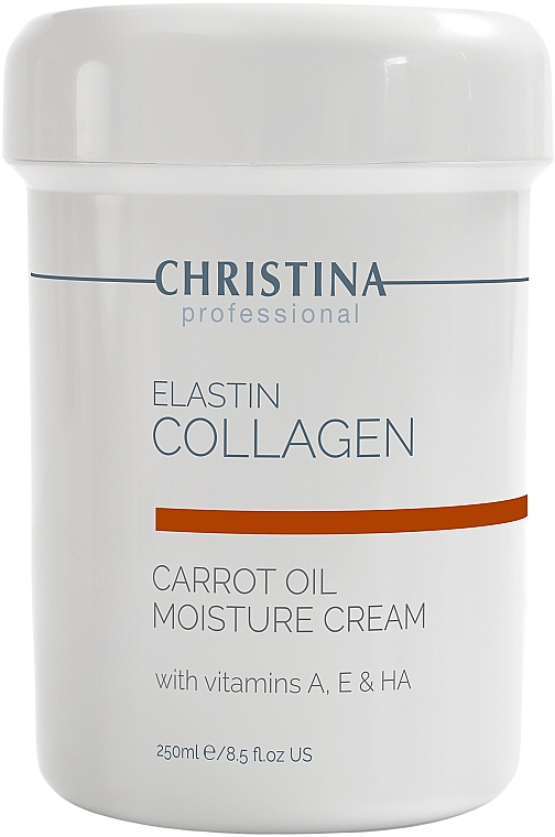Зволожуючий крем з морквяним маслом, колагеном і еластином для сухої шкіри - Christina Elastin Collagen Carrot Oil Moisture Cream — фото N3
