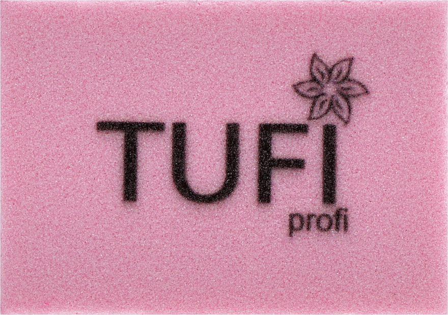 Бафик "Міні" 100/180 гріт, рожевий - Tufi Profi