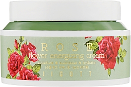 Крем для лица с пептидами дамасской розы - Jigott Rose Flower Energizing Cream — фото N1