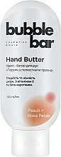 Крем-баттер для рук "Персик с лепестками роз" - Bubble Bar Hand Cream Butter — фото N1