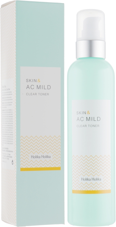 Тонер для проблемної шкіри обличчя - Holika Holika Skin and AC Mild Clear Toner — фото N1