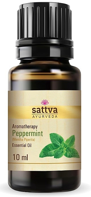 Эфирное масло "Мята" - Sattva Ayurveda Peppermint Essential Oil — фото N1