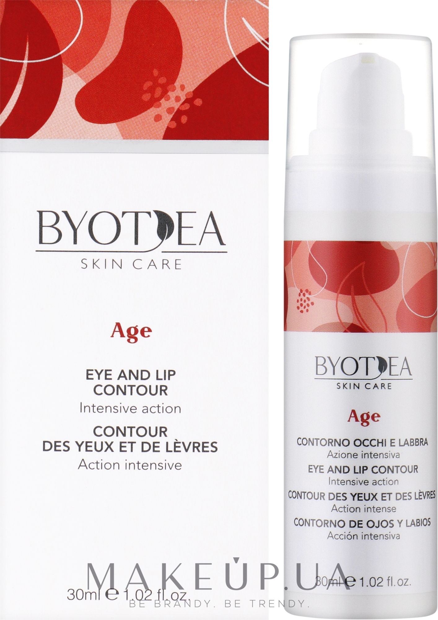 Крем для контура глаз и губ с гиалуроновой кислотой - Byothea Age Intensive Action Eye & Lip Contour Cream — фото 30ml