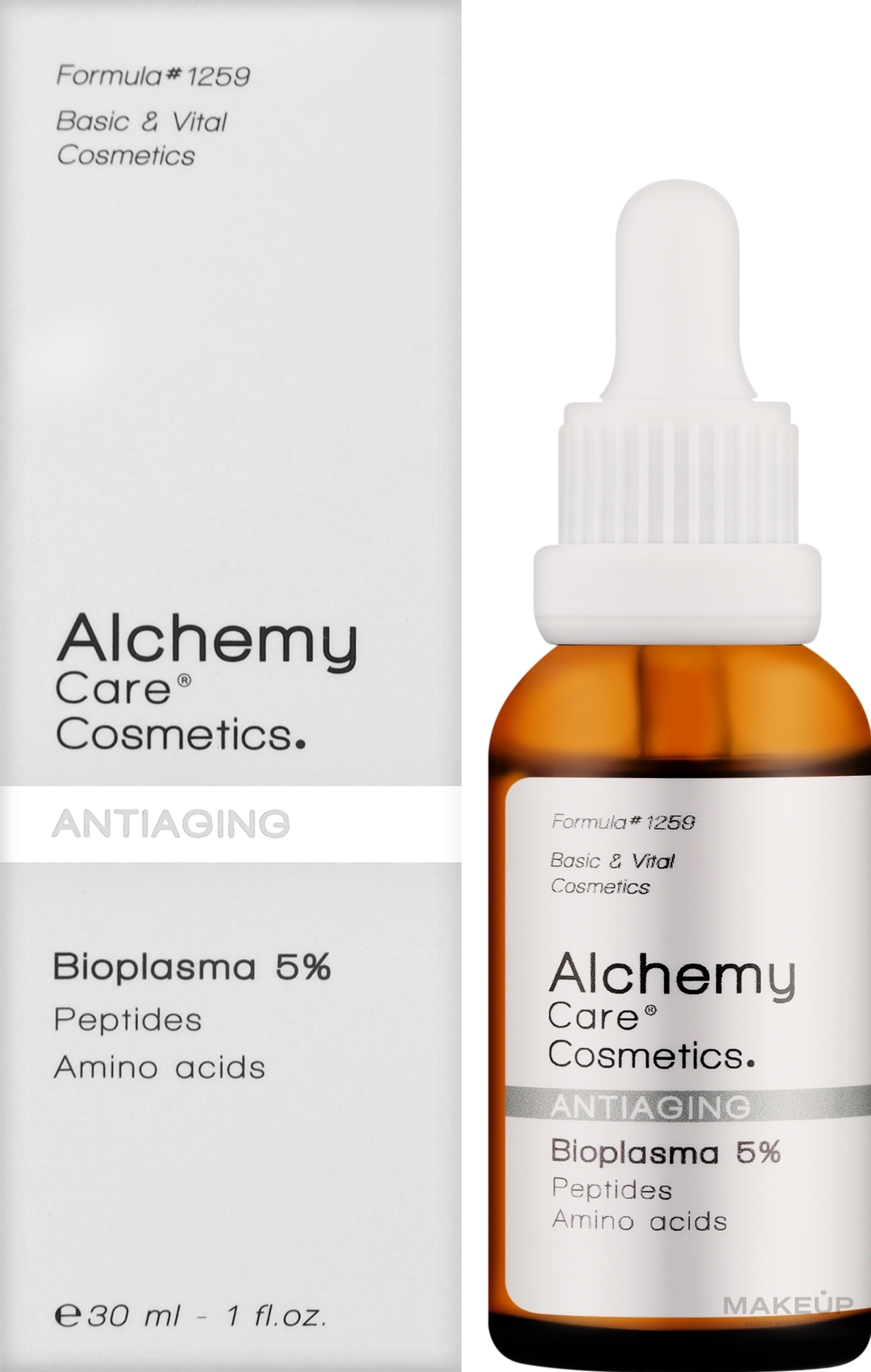 Антивозрастная сыворотка для лица - Alchemy Care Cosmetics Antiaging Bioplasma 5% — фото 30ml