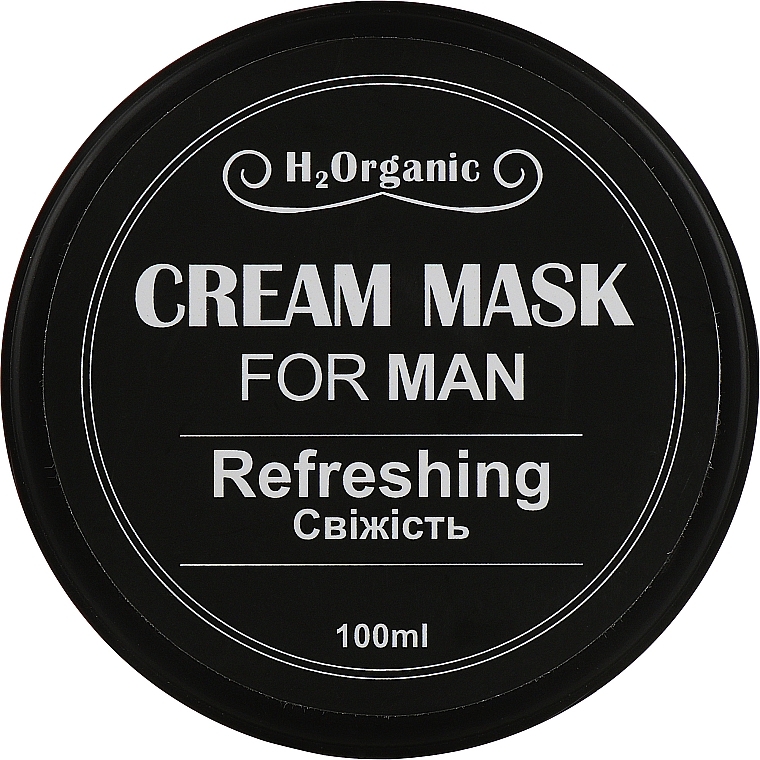 Крем-маска для обличчя "Тонізування" - H2Organic Cream Mask Refreshing — фото N1