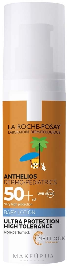 La Roche-Posay Anthelios Dermo Pediatrics Baby Lotion SPF50+ Солнцезащитное молочко для чувствительной и раздражающей кожи малышей, очень высокая степень защиты SPF 50+: купить по цене в Украине Makeup.ua